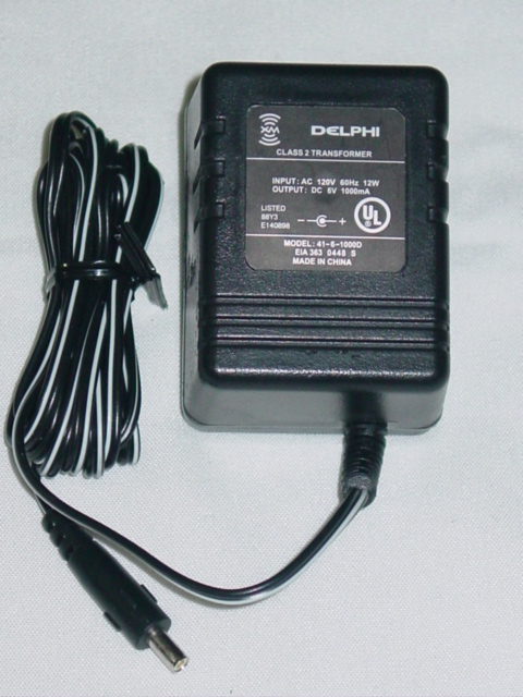 NEW Delphi 41-6-1000D AC Adapter 6V 1A 1000mA 4161000D